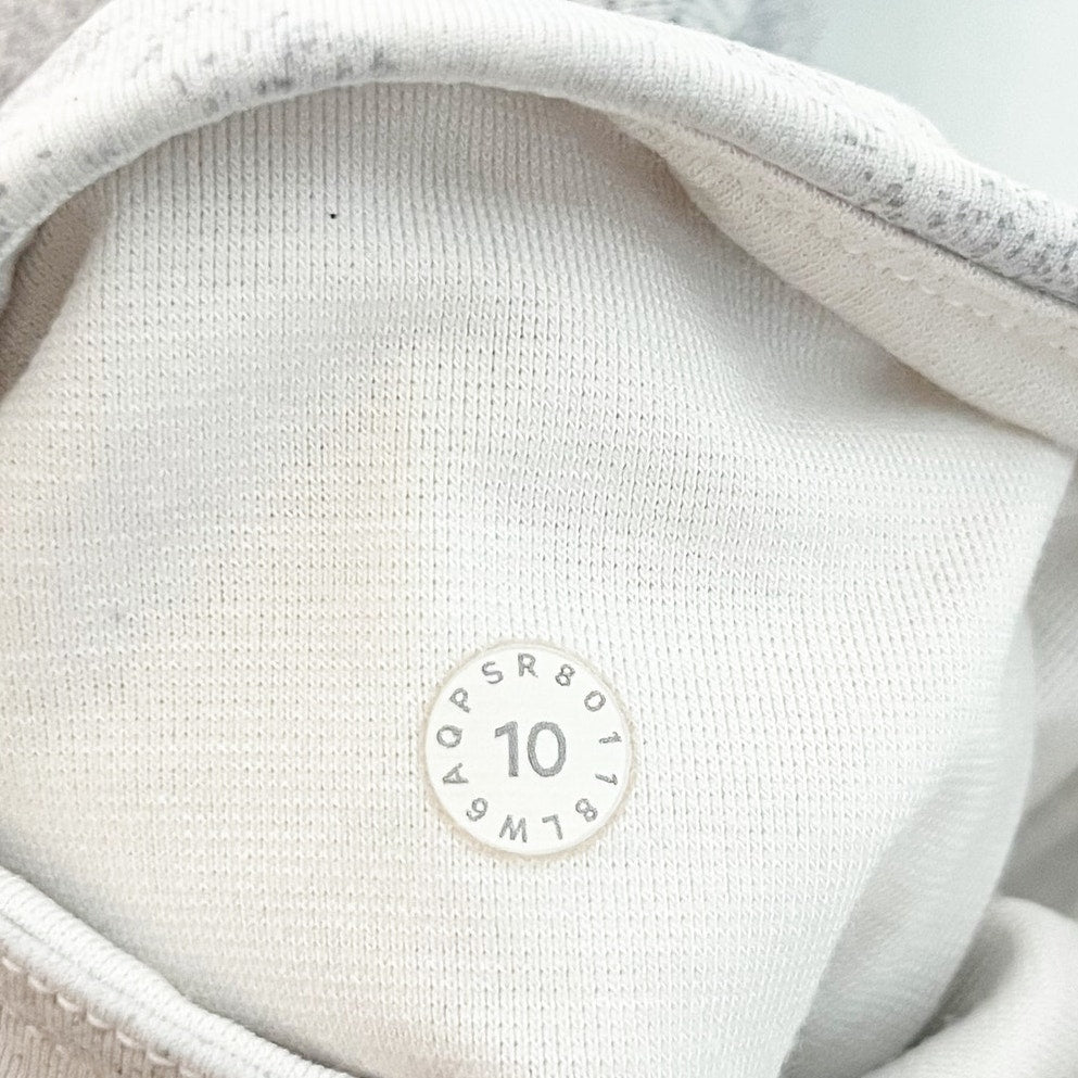 Lululemon Train Times Crop Leggings 21" Jasmine White Multi 10