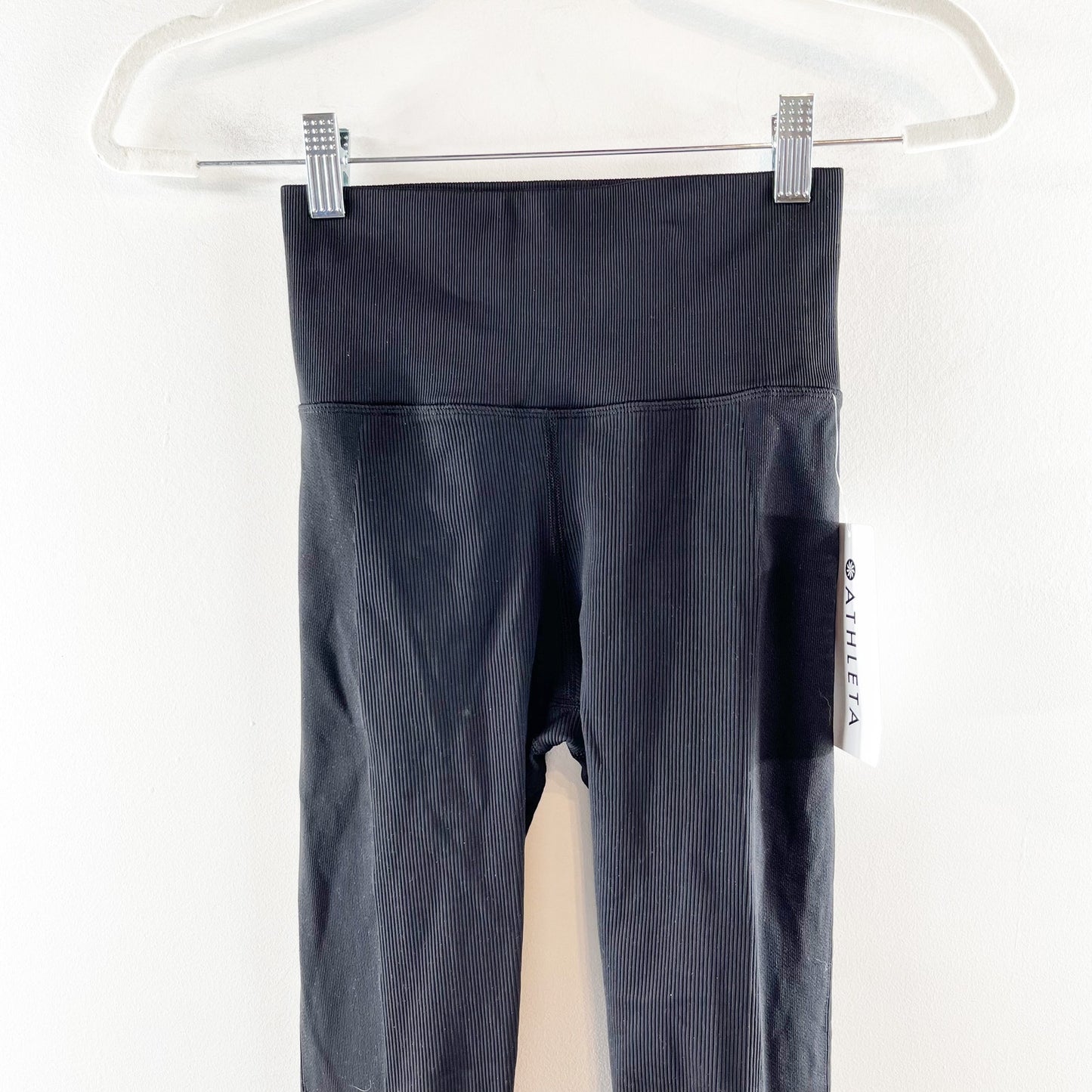 Athleta High Rise Aurora Seamless Tight Leggings Black XS