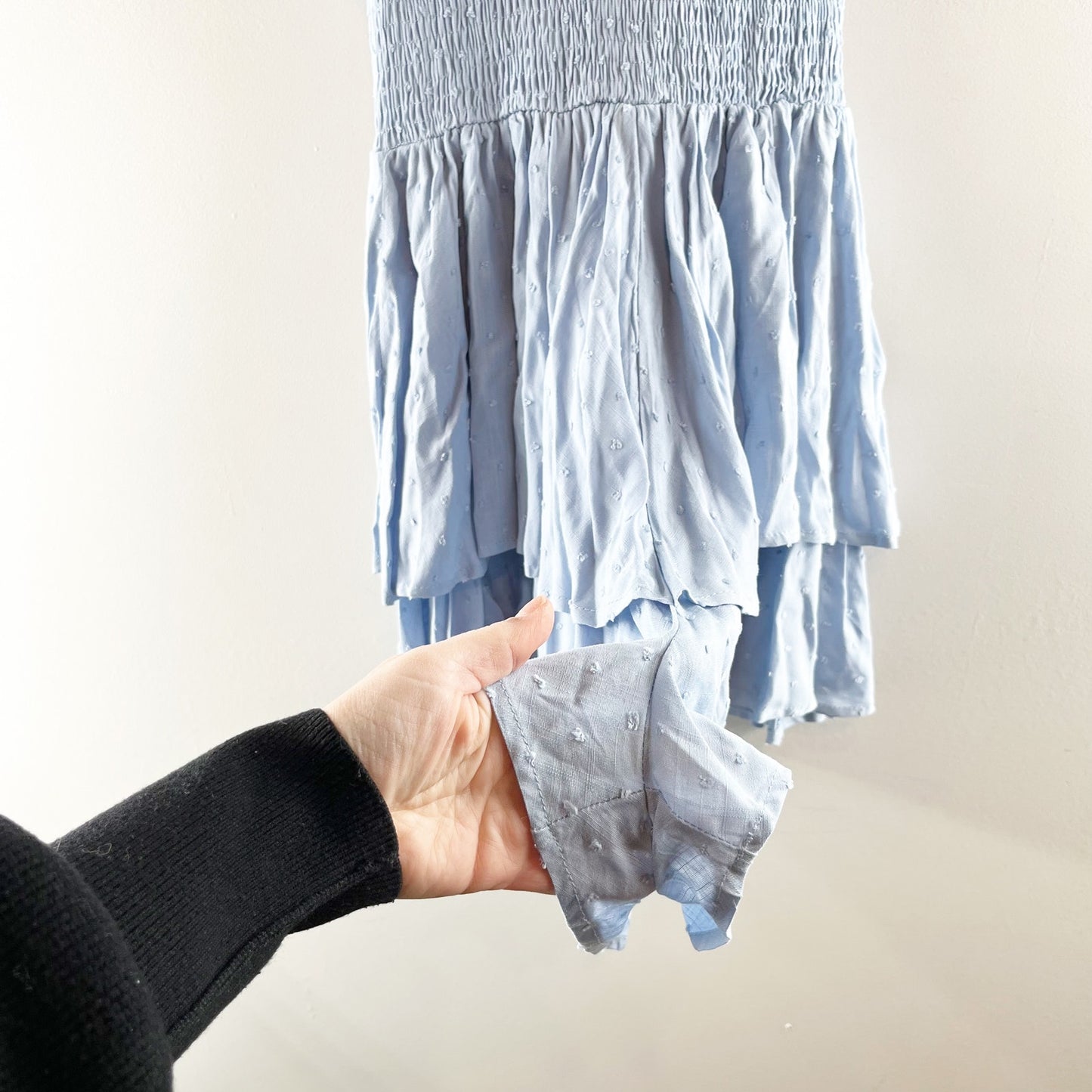 Princess Polly Love Galore Ruffle Romper Blue 0