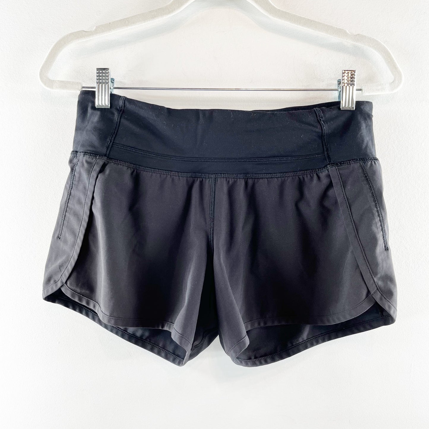 Lululemon Speed Up Shorts Lined Long 4" Black 4