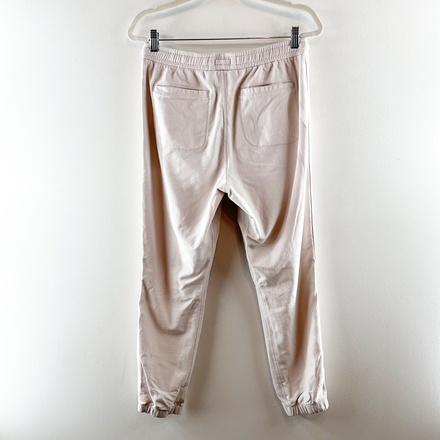 Athleta High Rise Farallon Jogger Pants Magnolia White Cream 10