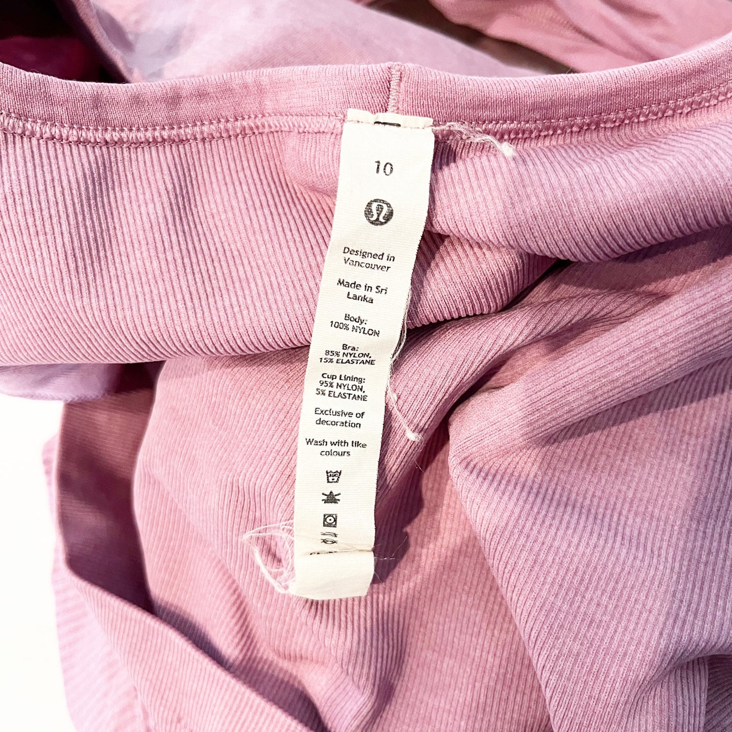 Lululemon Ebb to Street Long-Sleeve Cropped Shirt Velvet Dust Pink 10