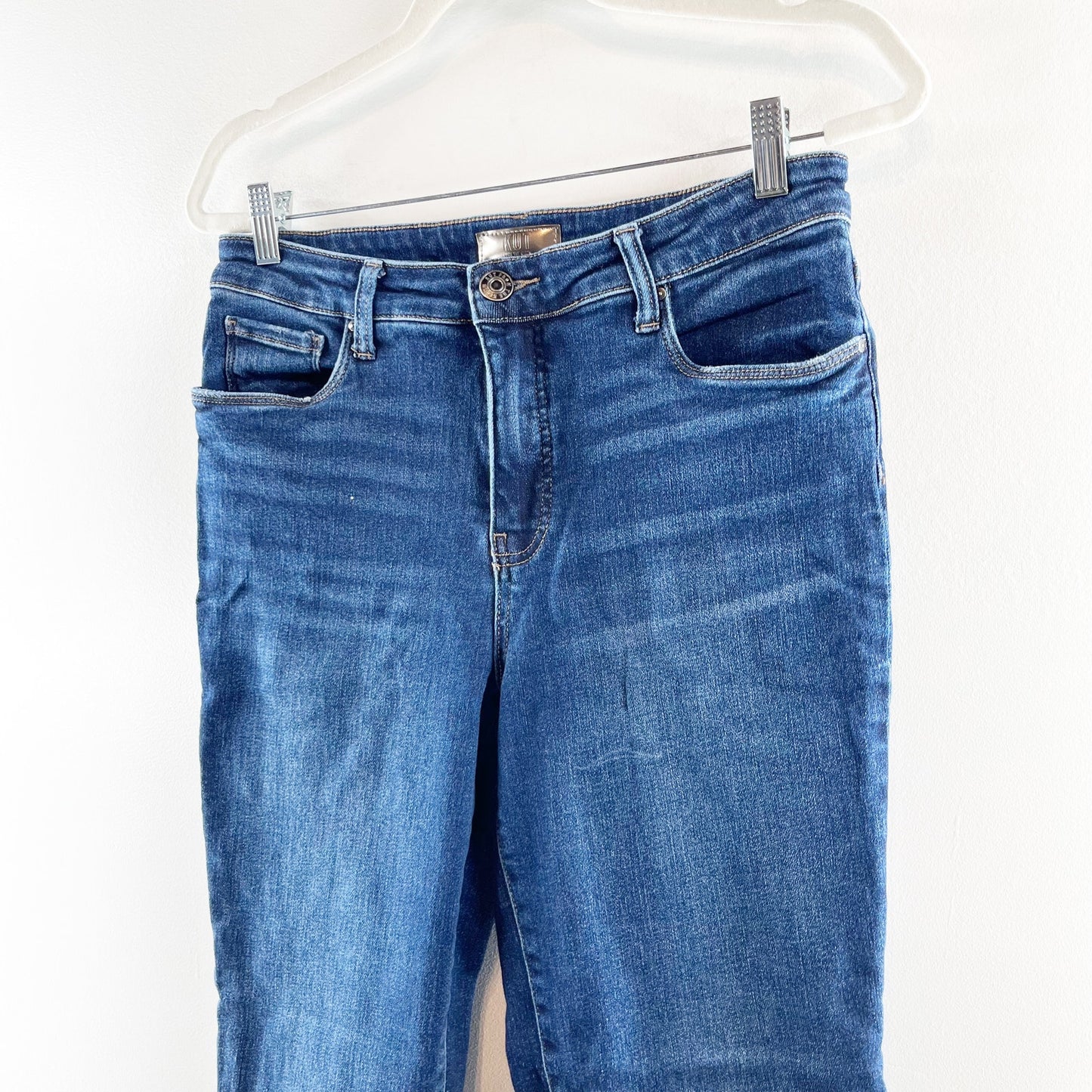 Kut From The Kloth High Rise Reese Ankle Ab Fab Straight Leg Jeans Blue 8