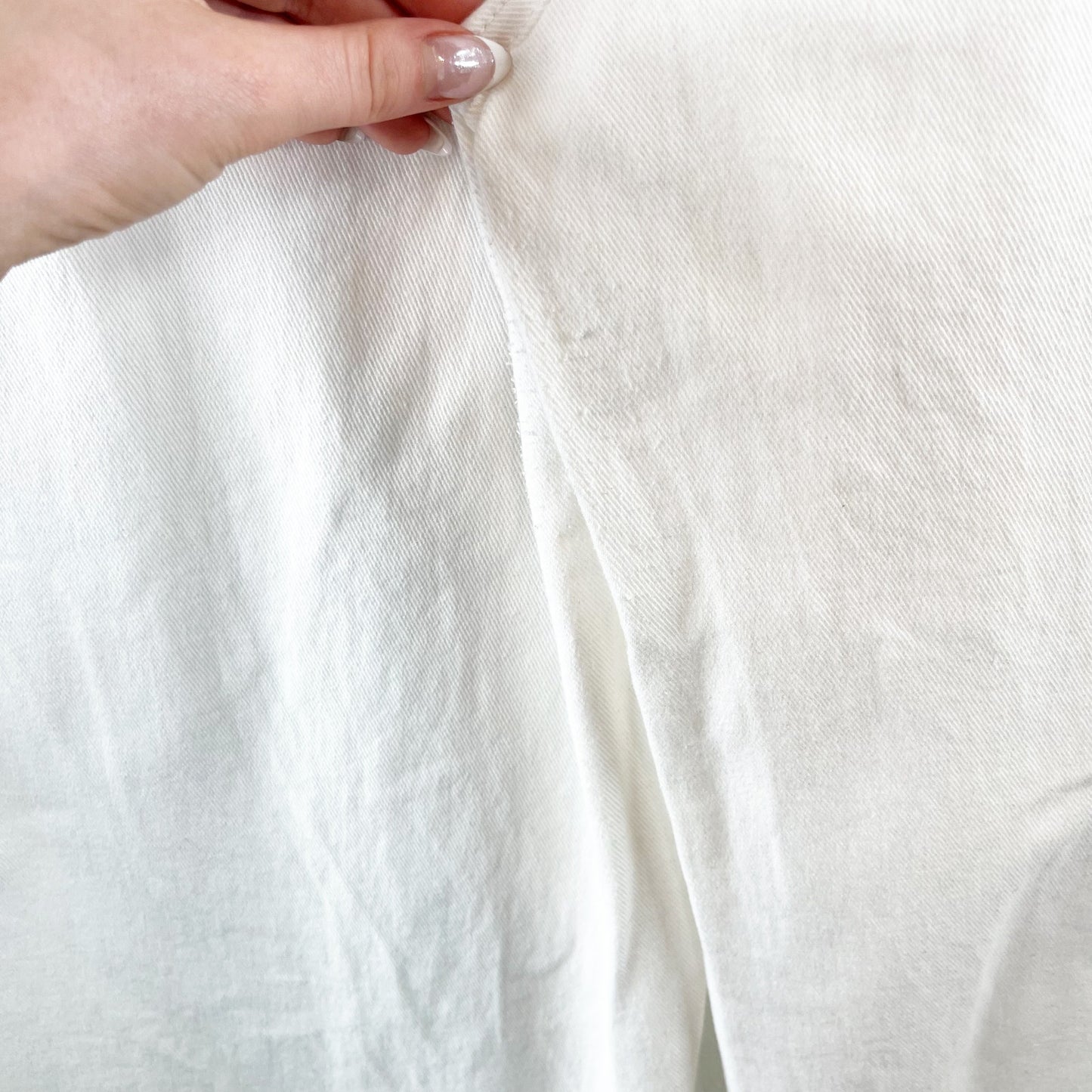 A New Day High Rise Wide Leg Belted Trouser Pants White 16