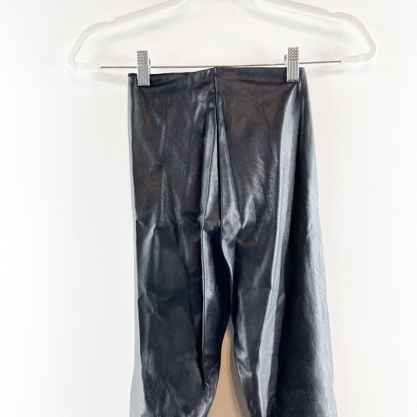 Commando High Rise Control Faux Leather Leggings Black Small