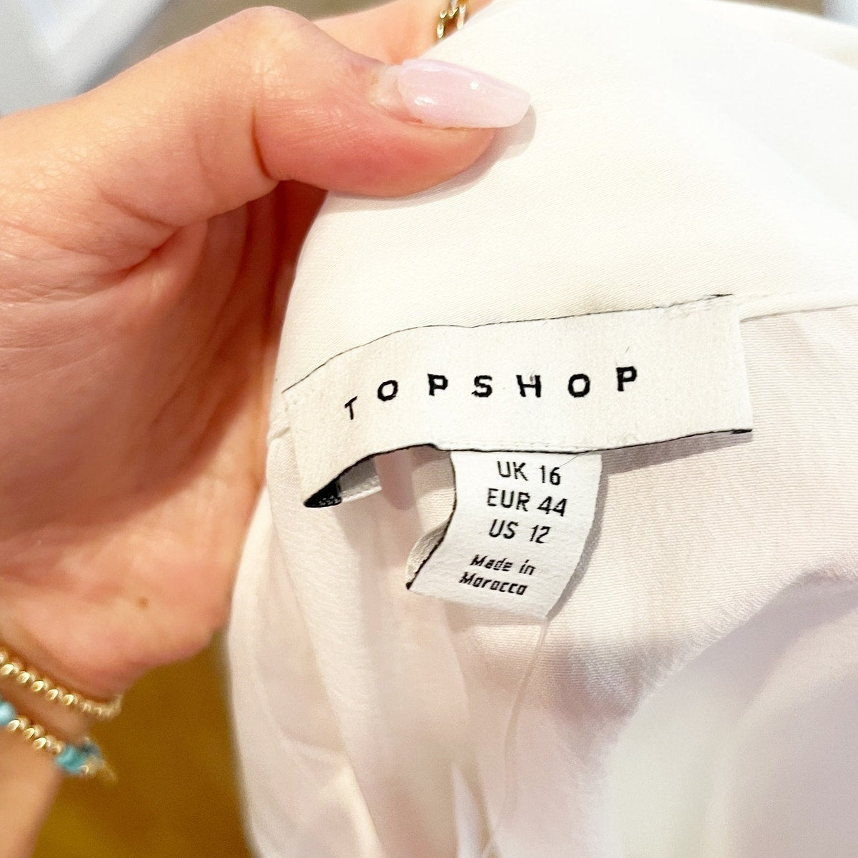 Topshop Long Sleeve Mini Twist Front Satin Shirt Dress White 12
