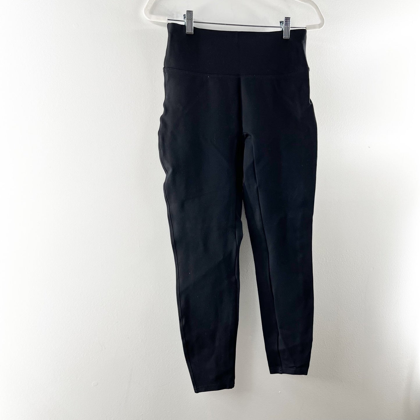 Spanx High Rise Ponte Ankle Leggings Black Medium