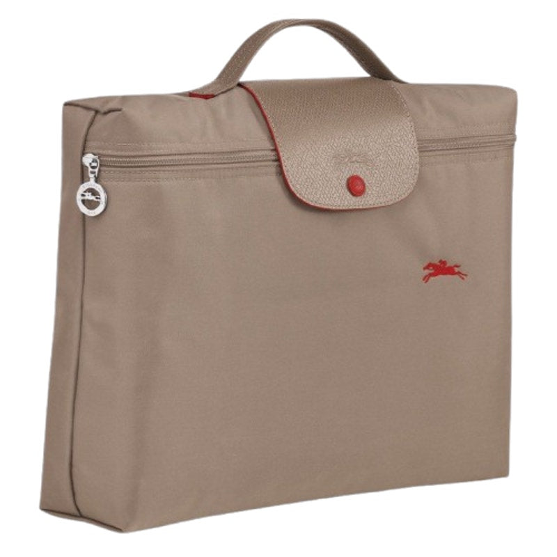 Longchamp Le Pliage Club Document Foldable Tote Bag Brown Tan