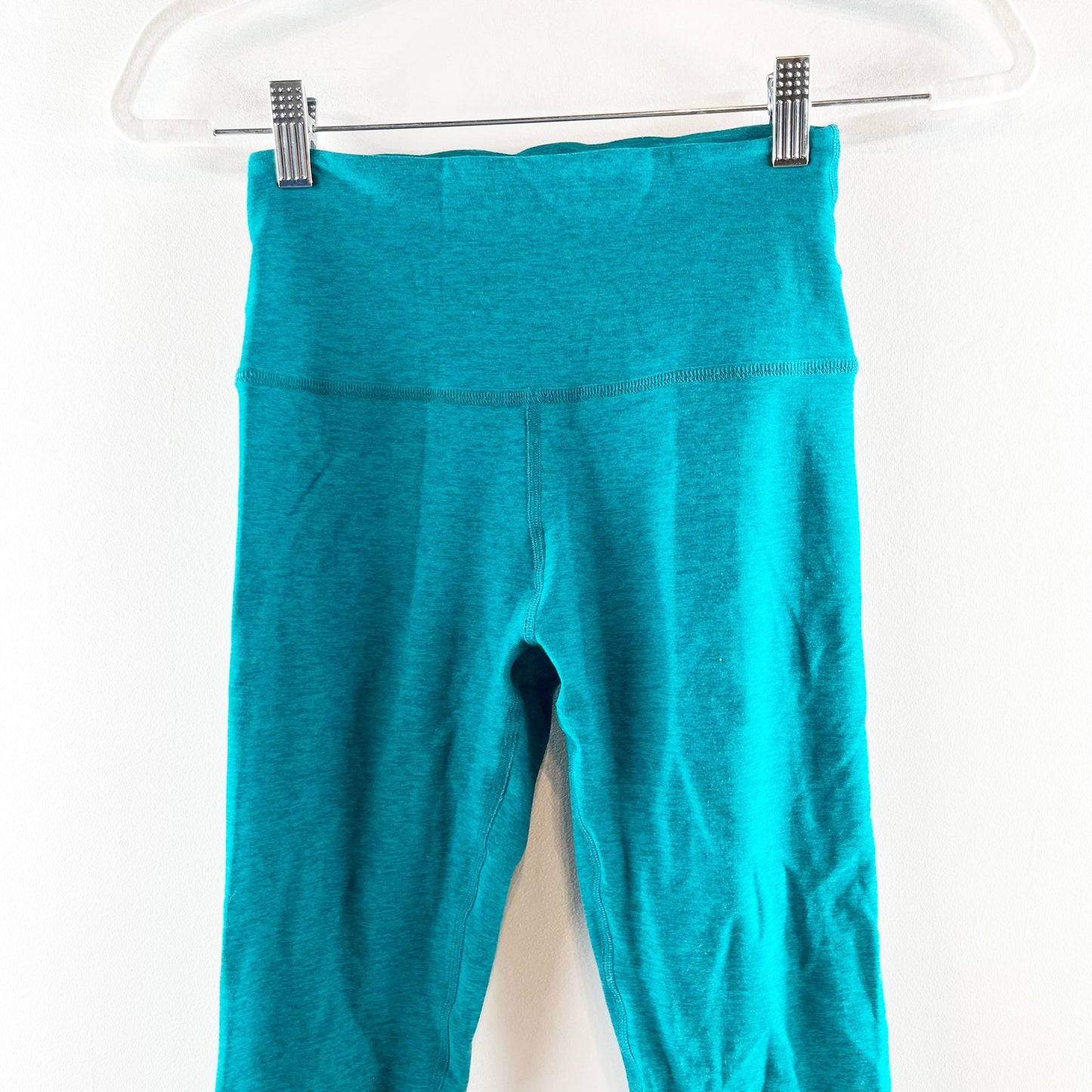 Beyond Yoga Spacedye Caught in the Midi High Waist Leggings Blue Glow Heather S