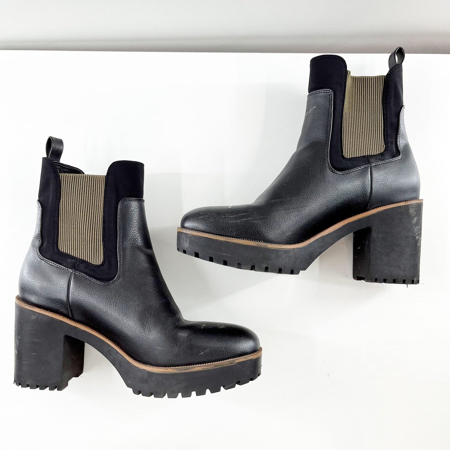 Chinese Laundry Good Day Chelsea Sock Booties Boots Black 9.5