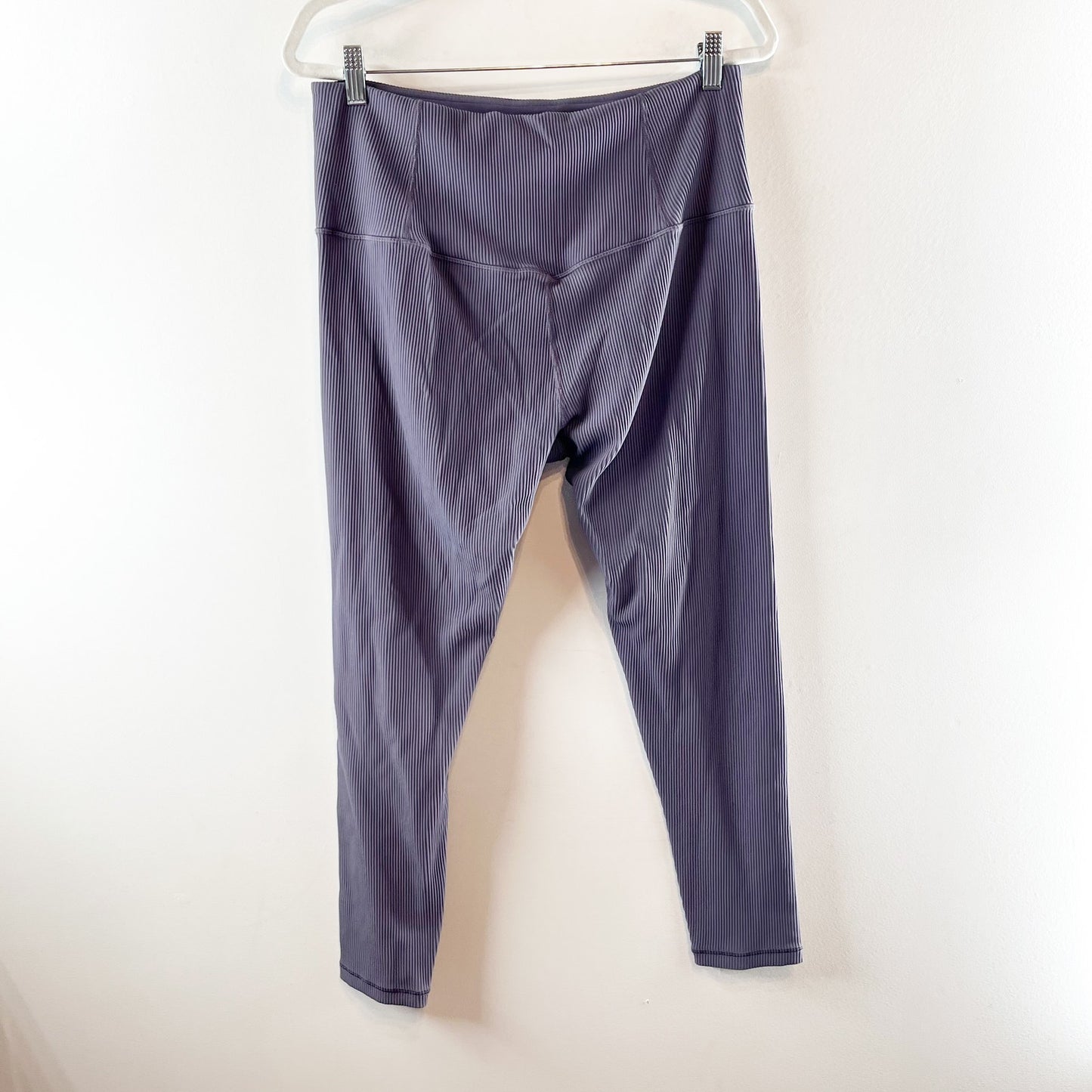 Athleta Elation Ultra High Rise Rib Tight Leggings Purple Plus 1X