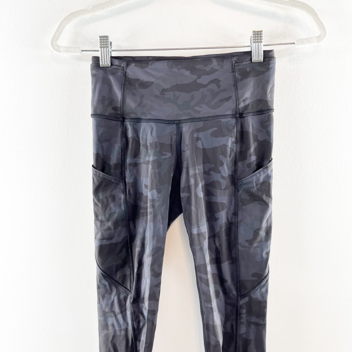 Lululemon Fast and Free Tight II 25" Nulux Heritage 365 Camo Deep Coal Multi 4