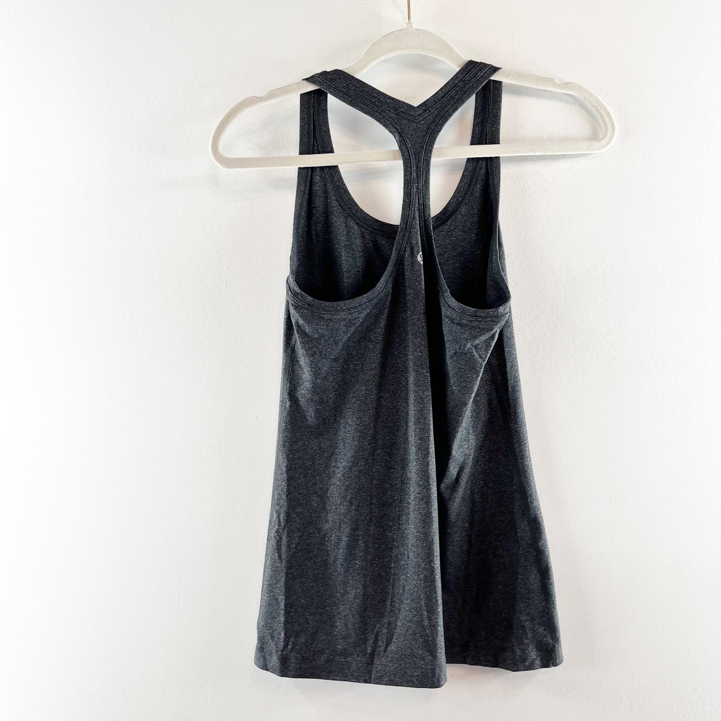 Lululemon Cool Racerback Sleeveless Scoopneck Tank Top Gray 8