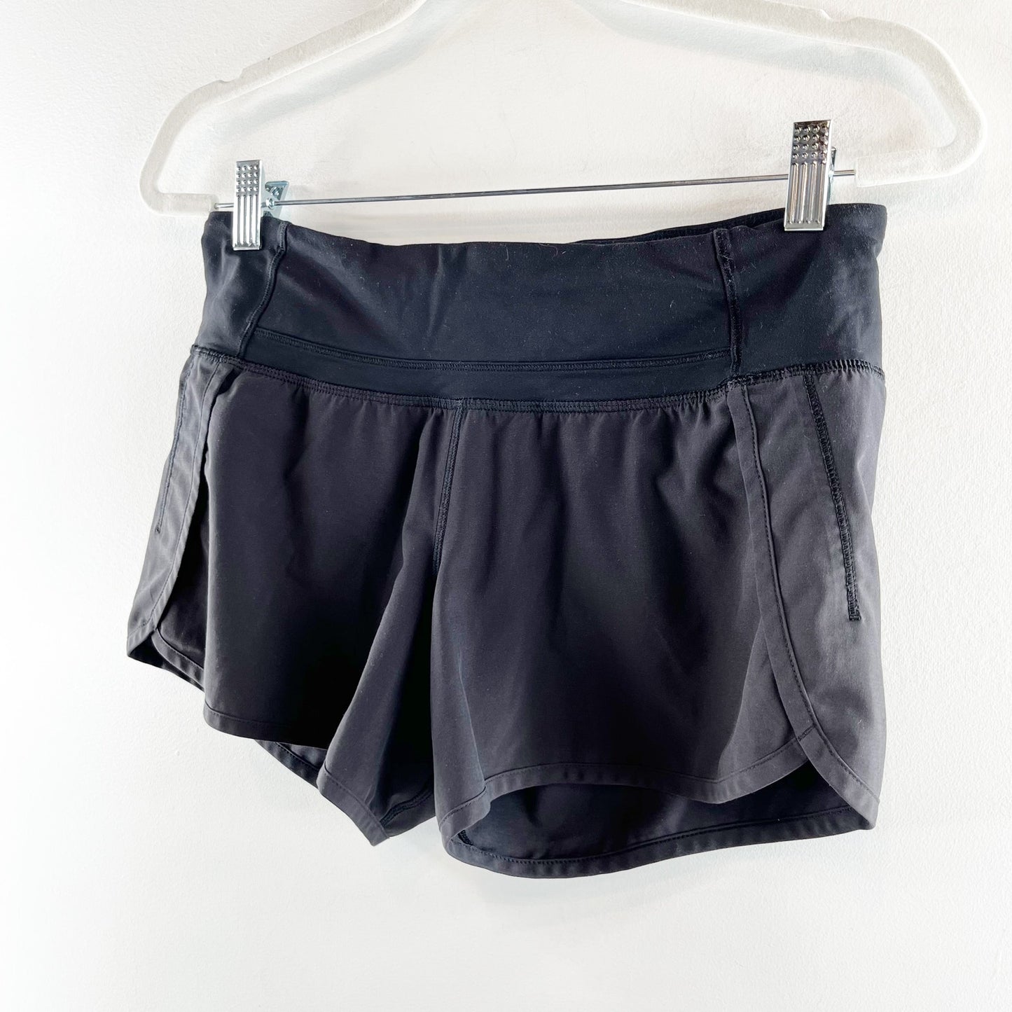 Lululemon Speed Up Shorts Lined Long 4" Black 4
