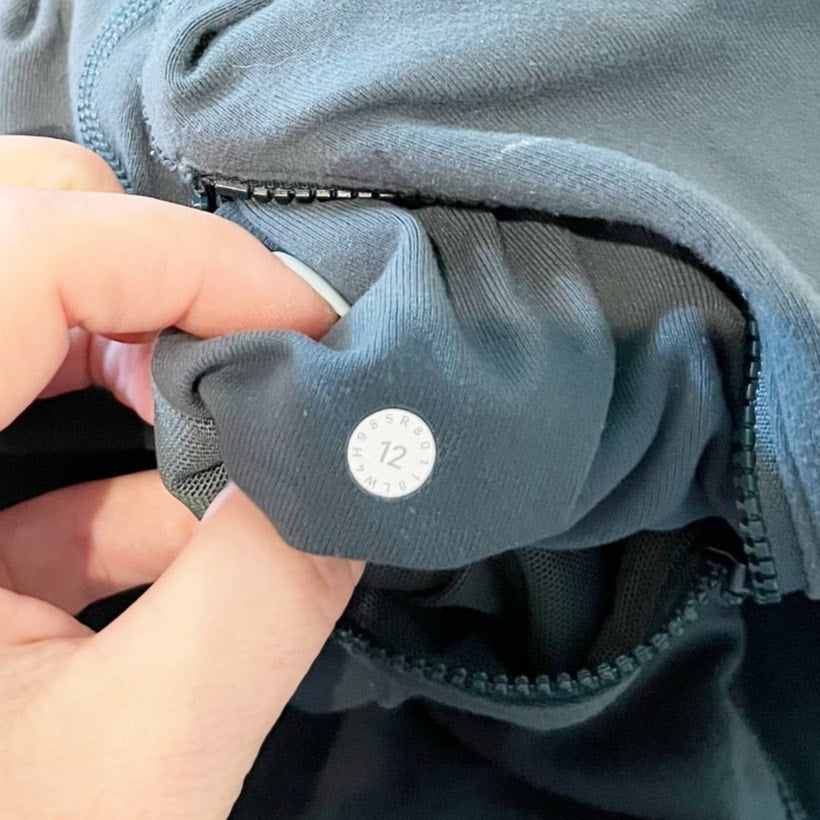 Lululemon Athletica Long Sleeve Full Zip Define Jacket Nocturnal Teal Green 12