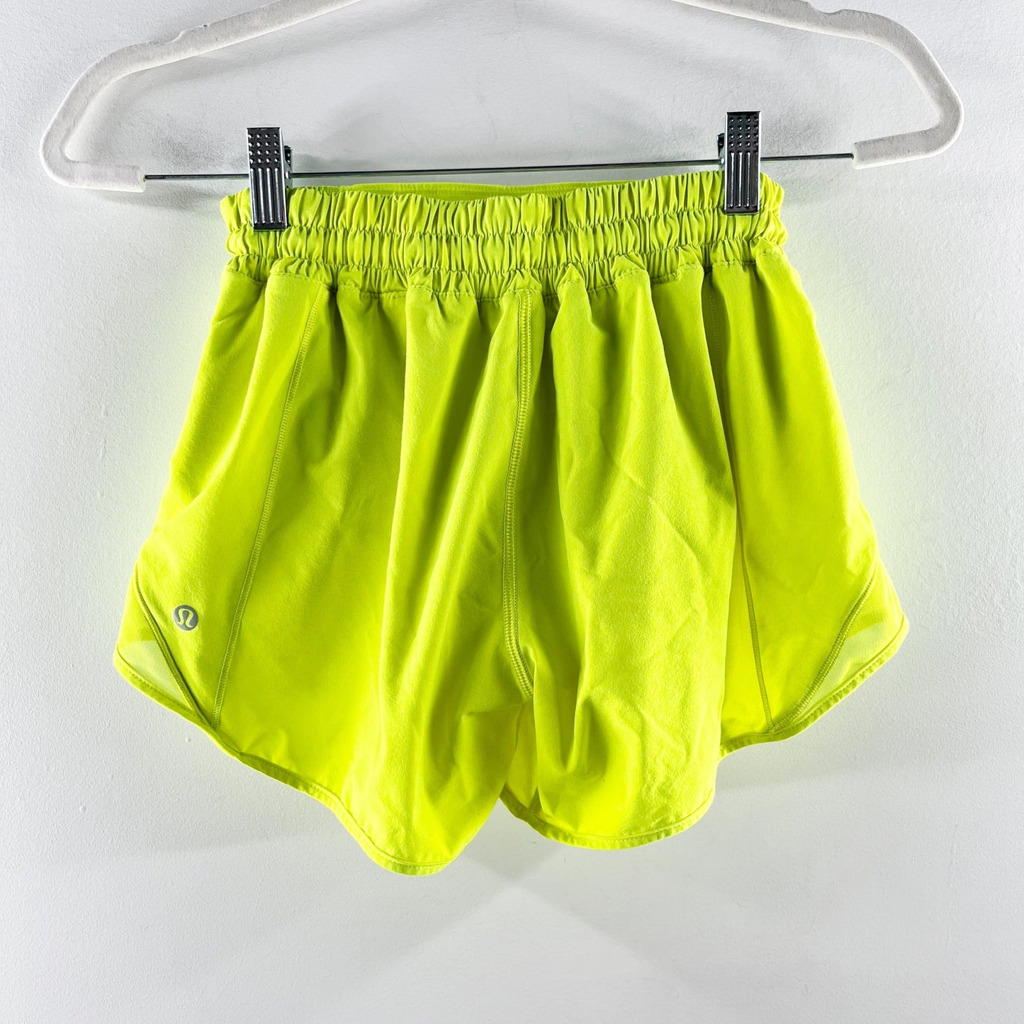 Lululemon Hotty Hot Short II Long 4" Highlight Yellow 6