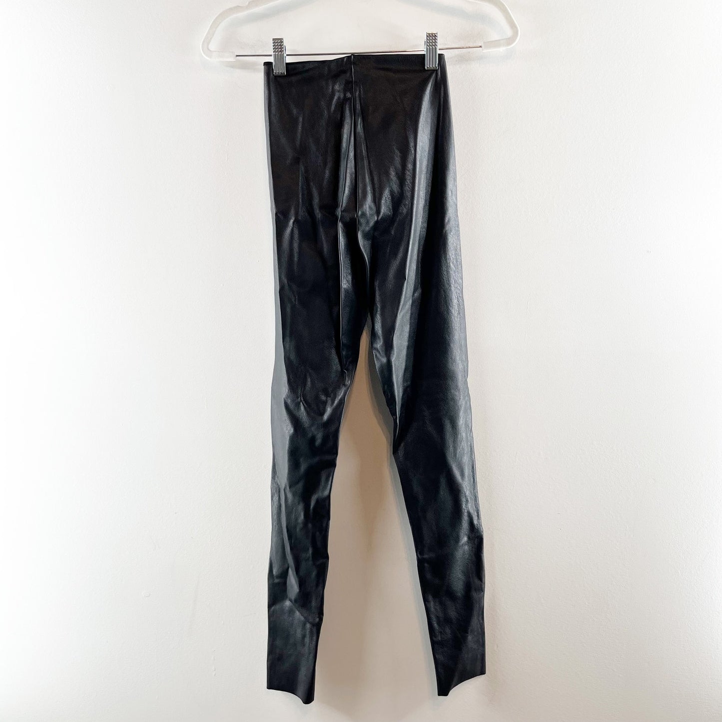 Commando High Rise Control Faux Leather Leggings Black Small