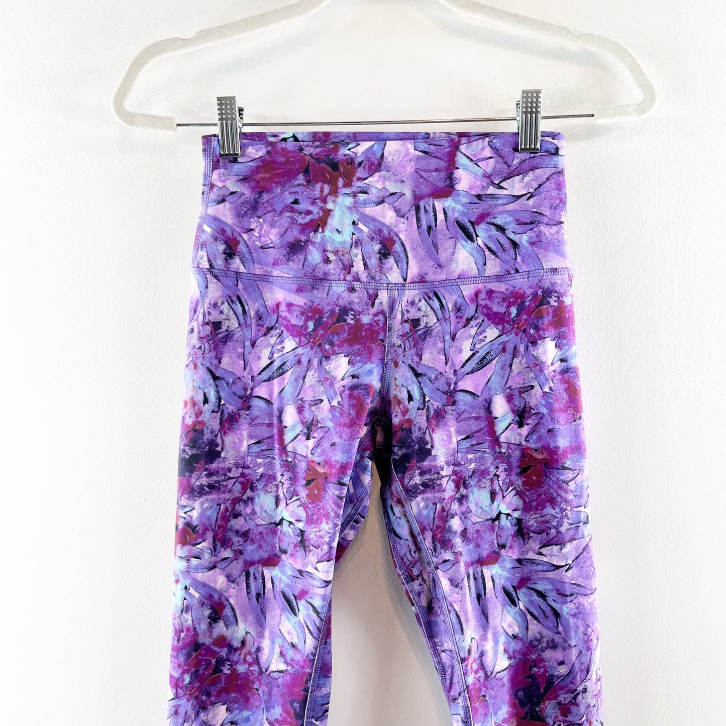 Lululemon Align High-Rise Leggings Pants 25" Iridescent Floral Multi Purple 6