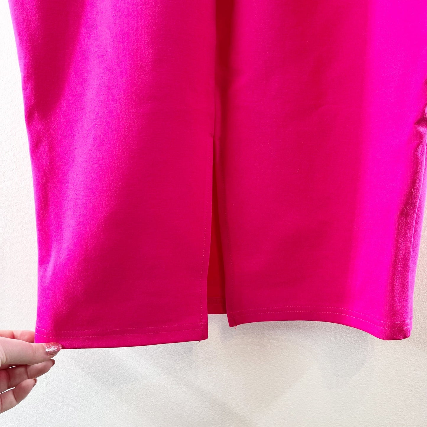 Superdown Lilian Strapless Tube Midi Dress Hot Pink Large