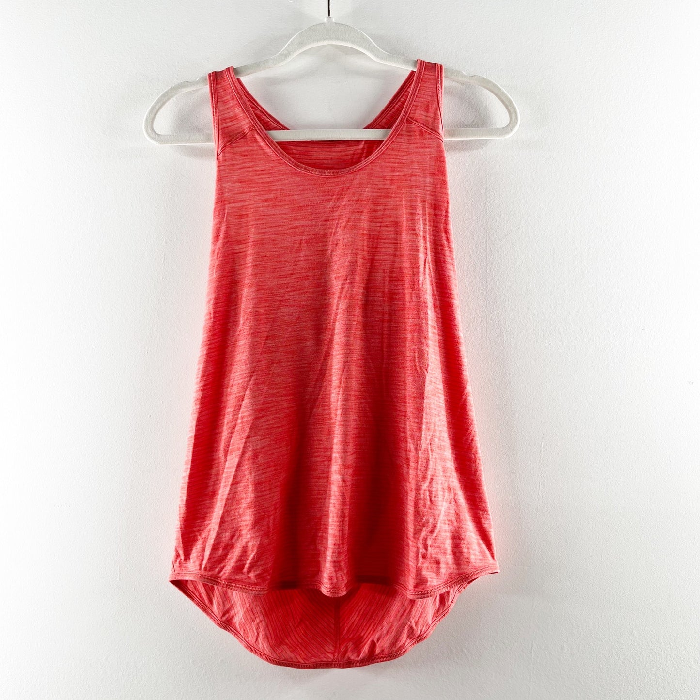Lululemon Essential Tank Top Racerback Orange Heather Small