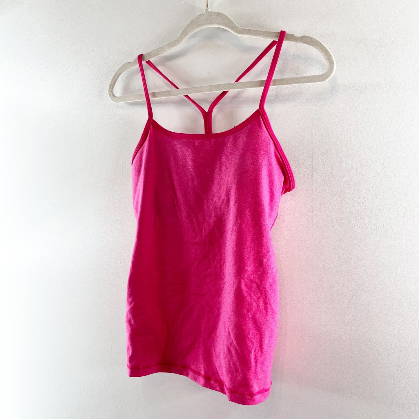 Lululemon Power Y Racerback Built in Bra Tank Top Pink 6