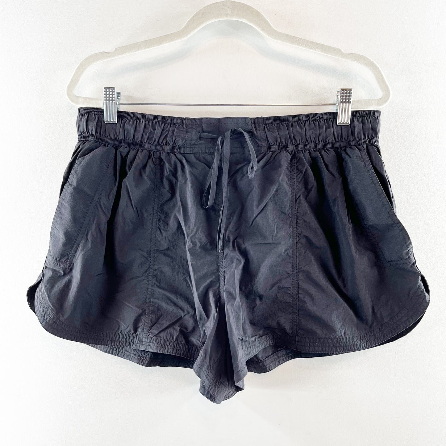 Daily Practice by Anthropologie Base Jump Active Lined Shorts Black Large