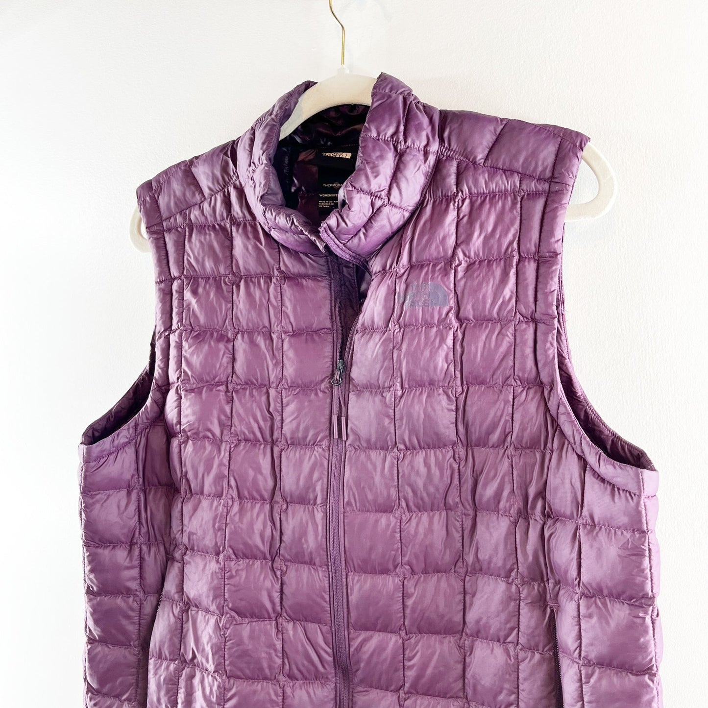 The North Face Thermoball Quilted Puffer Vest Purple XL