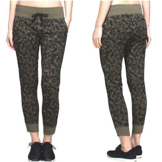 Lululemon No Sweat High Rise Jogger Sweatpants Camo Forest Green 4