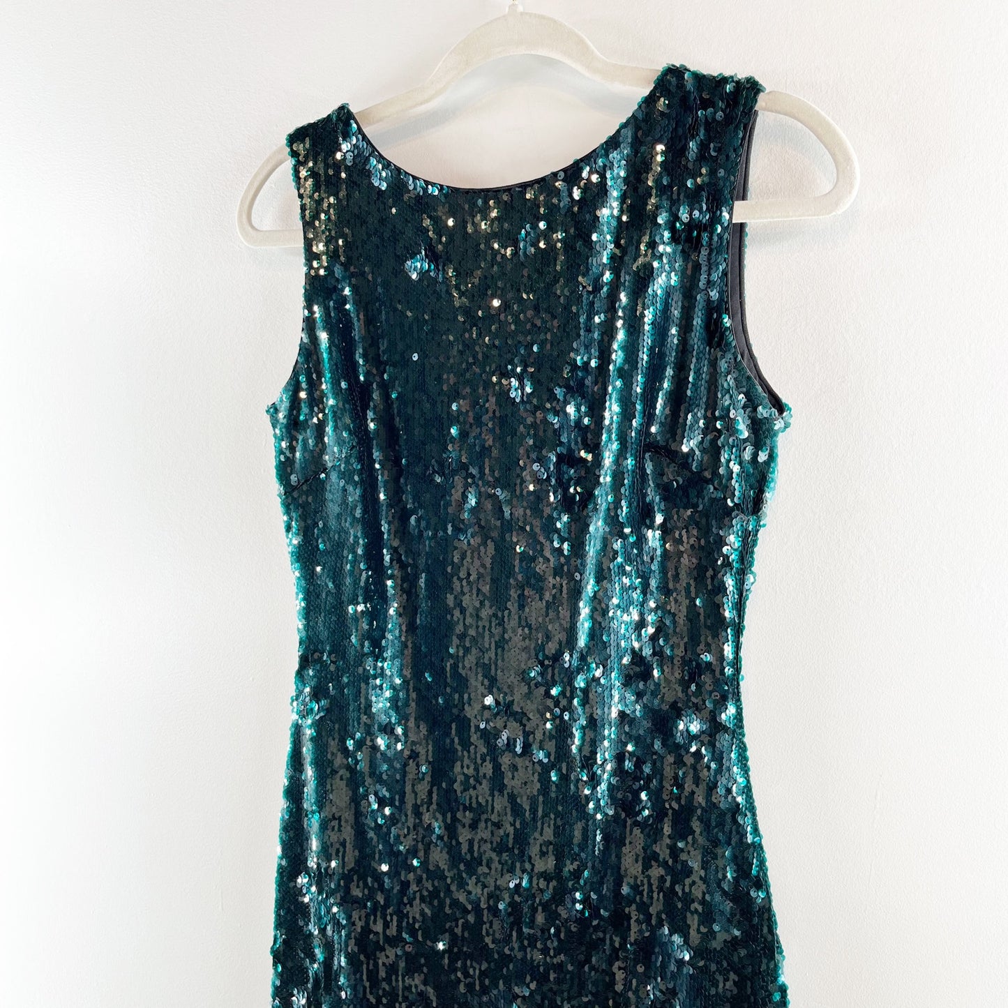 Dress The Population Audrey Sleeveless Sequin Midi Dress Green Medium