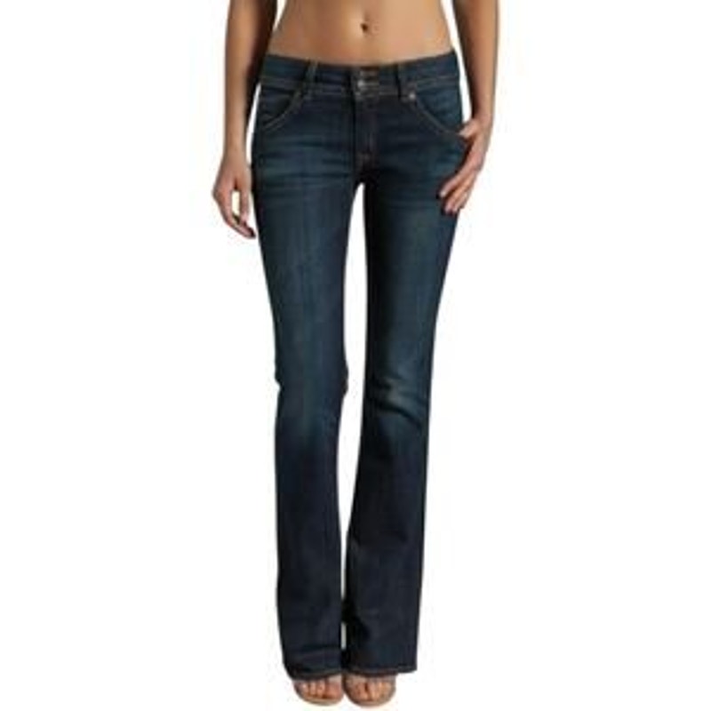 Hudson Double Button Front Denim Mid Rise Bootcut Jeans Blue 30 / 10