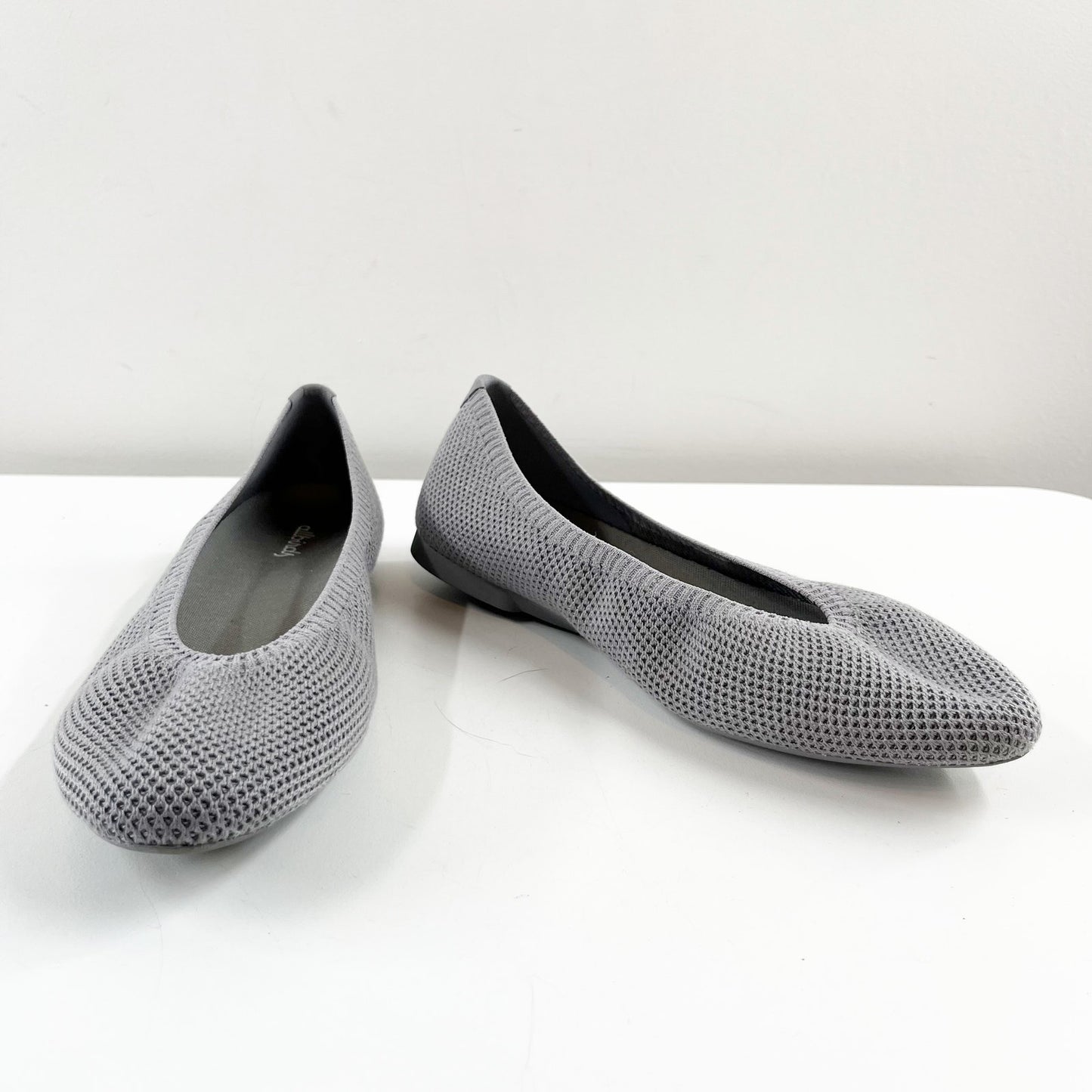Allbirds Tree Breezer Pointed Toe Flats Shoes Mist Gray 7