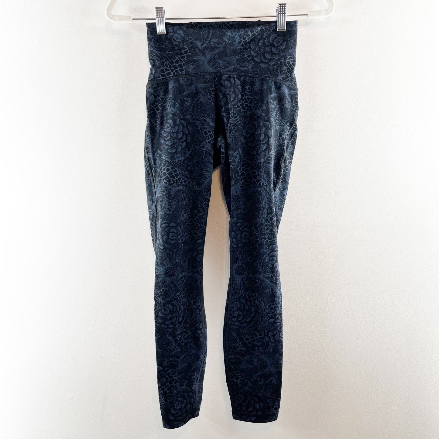 Lululemon Train Times 7/8 Pant Leggings 25" Nouveau Mach Blue Black 4