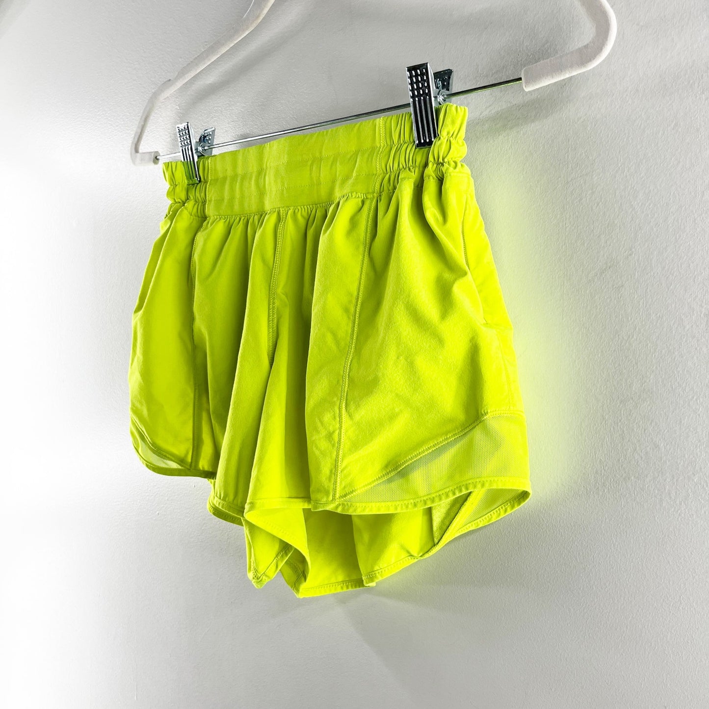 Lululemon Hotty Hot Short II Long 4" Highlight Yellow 6