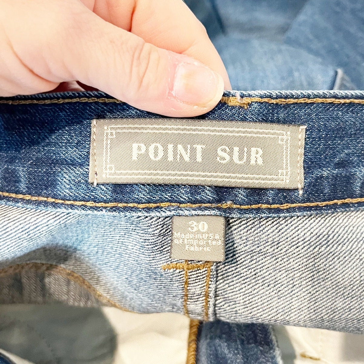 J. Crew Limited-Edition Point Sur Vista Cotton Straight Jeans Catalina Wash 30