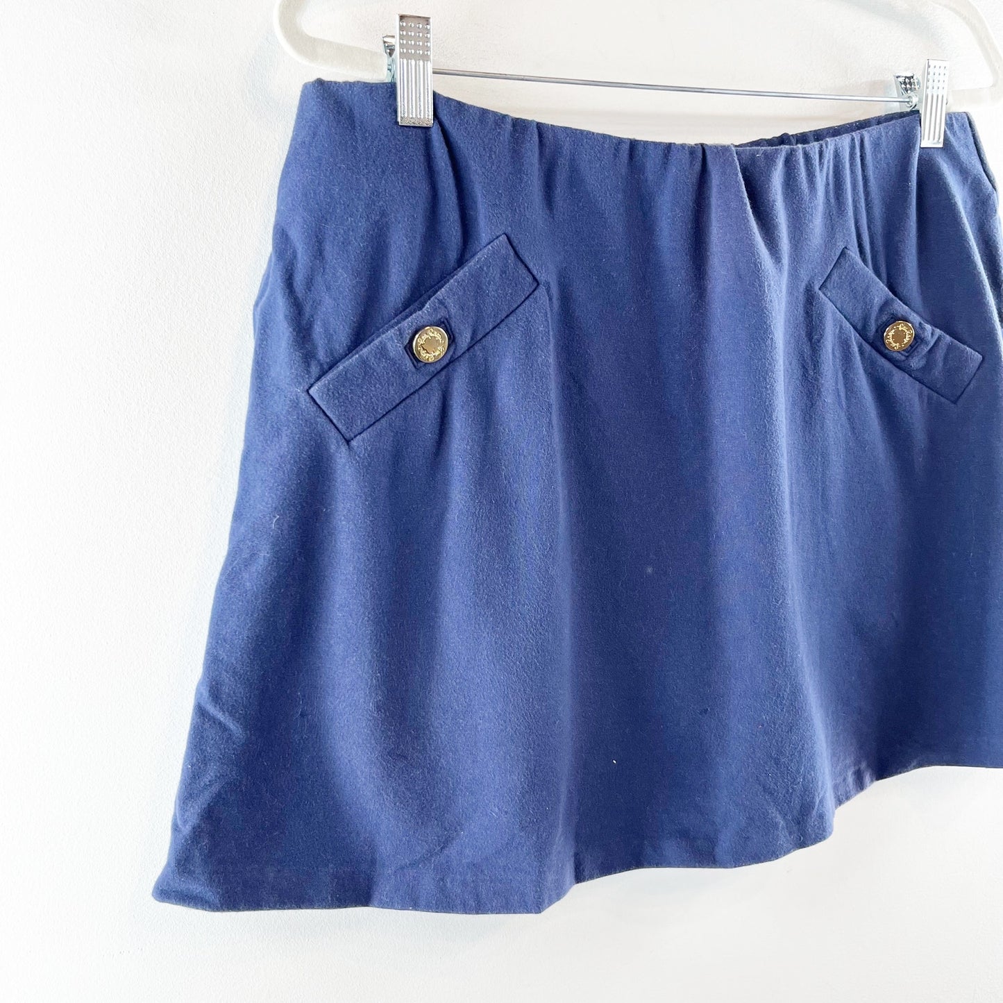 Lilly Pulitzer Madison Mini Skirt Skort Navy Blue XL