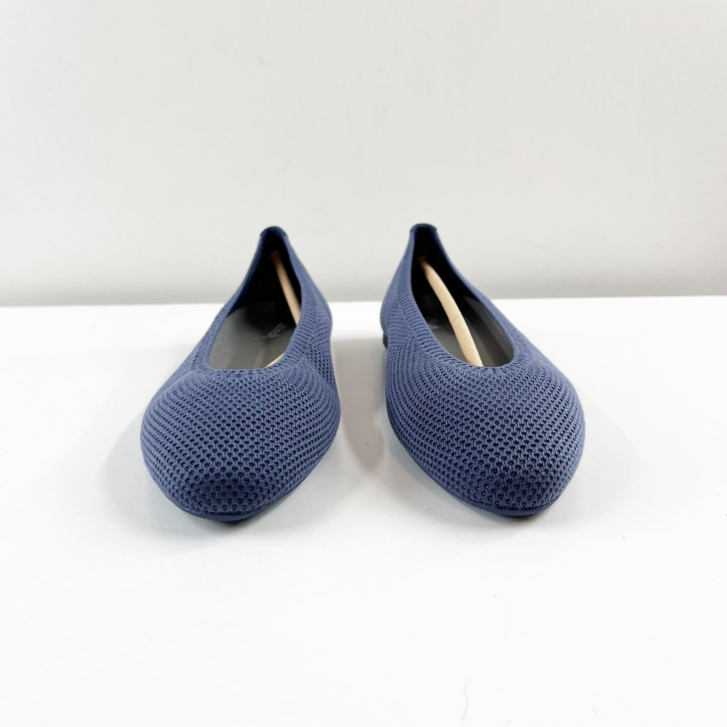 Allbirds Tree Breezer Point Ballet Knit Flats Hazy Indigo Blue 7