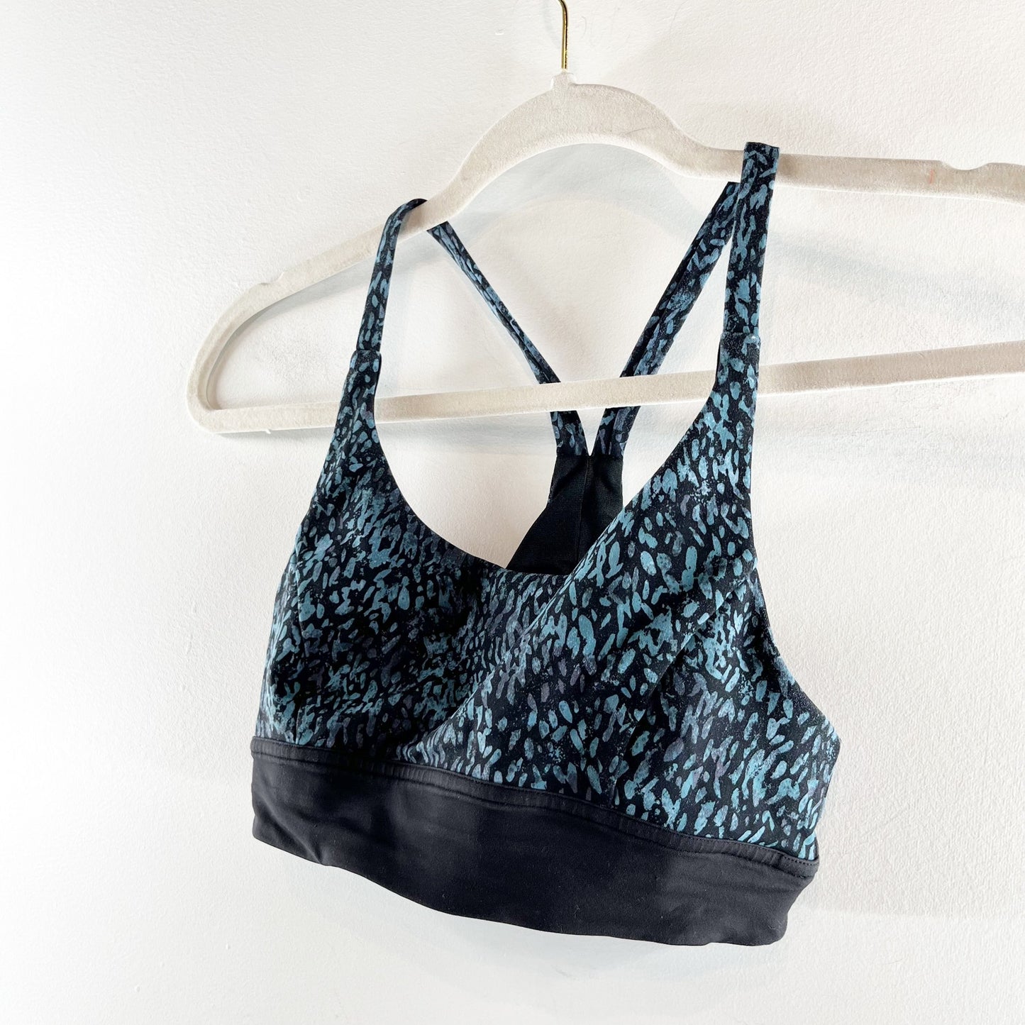 Lululemon Train Times Racerback Sports Bra Illuminate Multi Black / Black 4