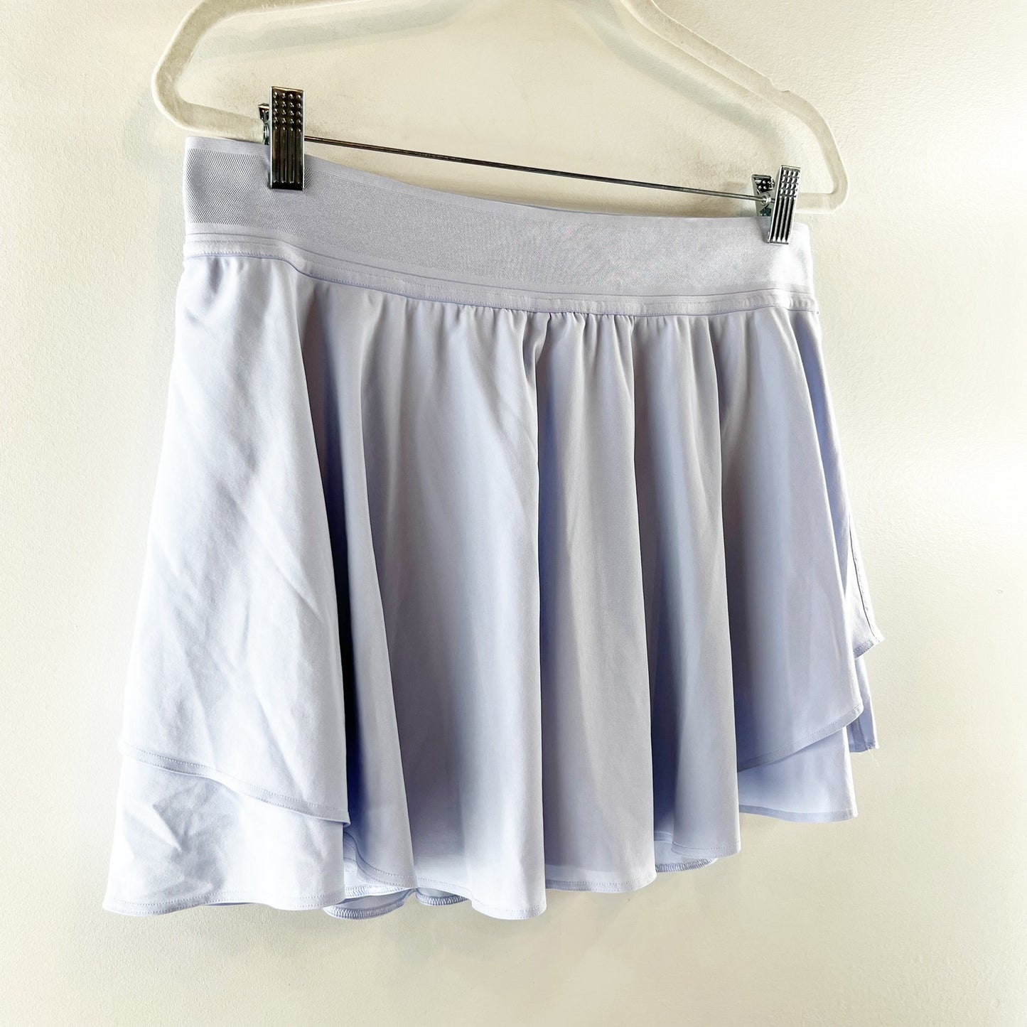 Lululemon Court Rival High-Rise Mini Skirt Skort Long Pastel Blue 12