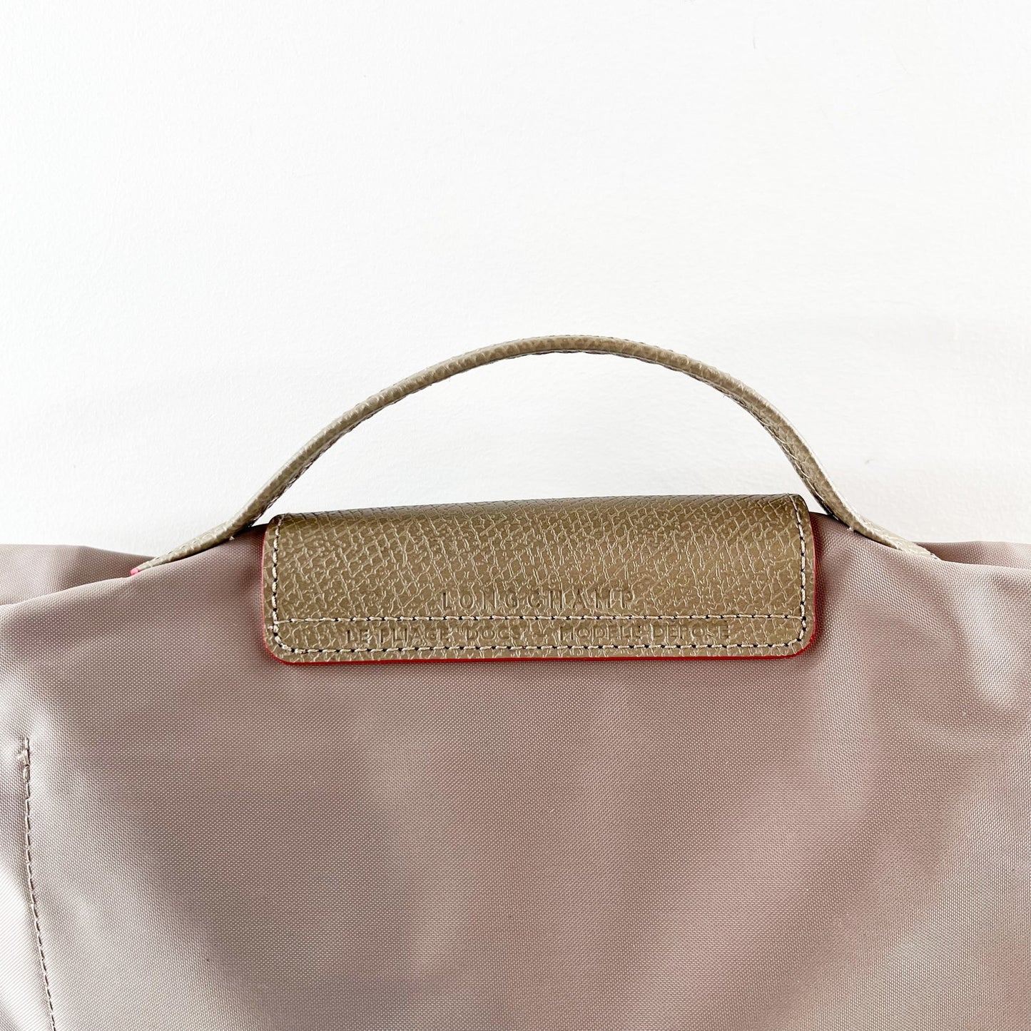 Longchamp Le Pliage Club Document Foldable Tote Bag Brown Tan