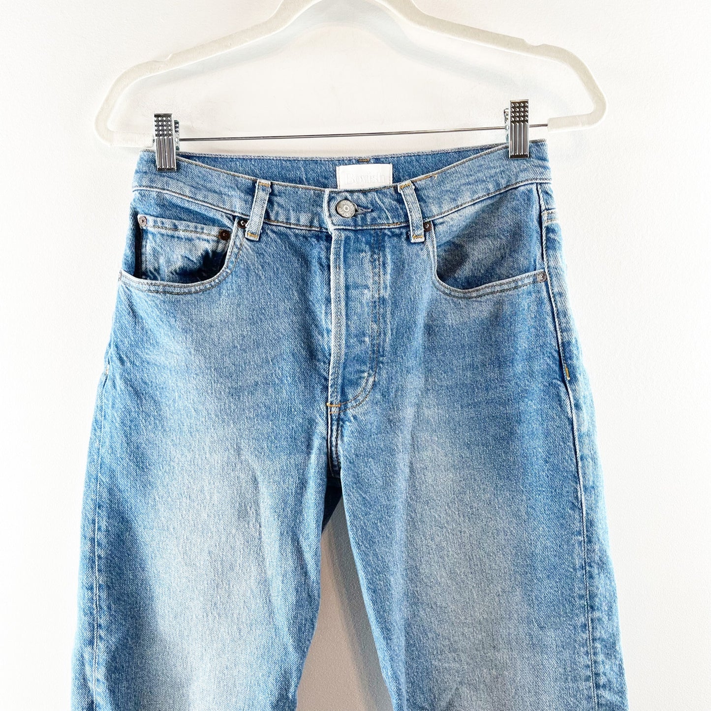 Boyish The High Rise Straight Tommy Stretch Jeans Sunshine Blue 26 / 2