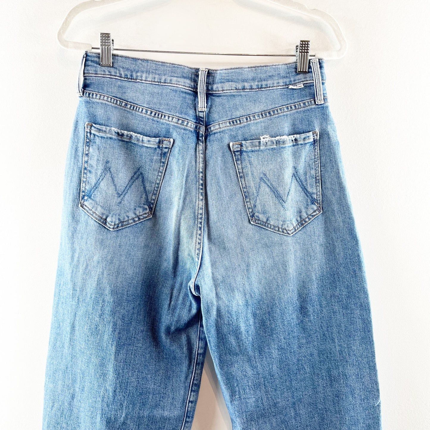 Mother The Curbside High Rise Straight Leg Ankle Jeans Secret Sister 29