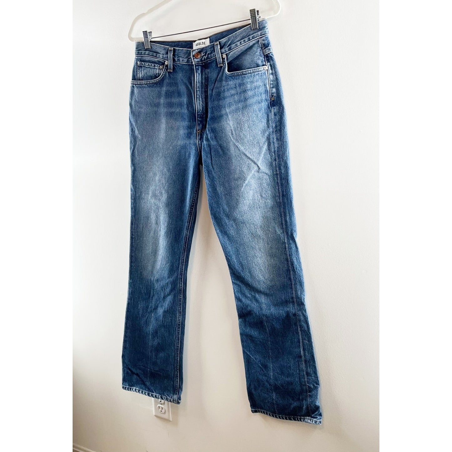 AGOLDE High Rise Cotton Vintage Flare Leg Jeans Blue 29 / 8
