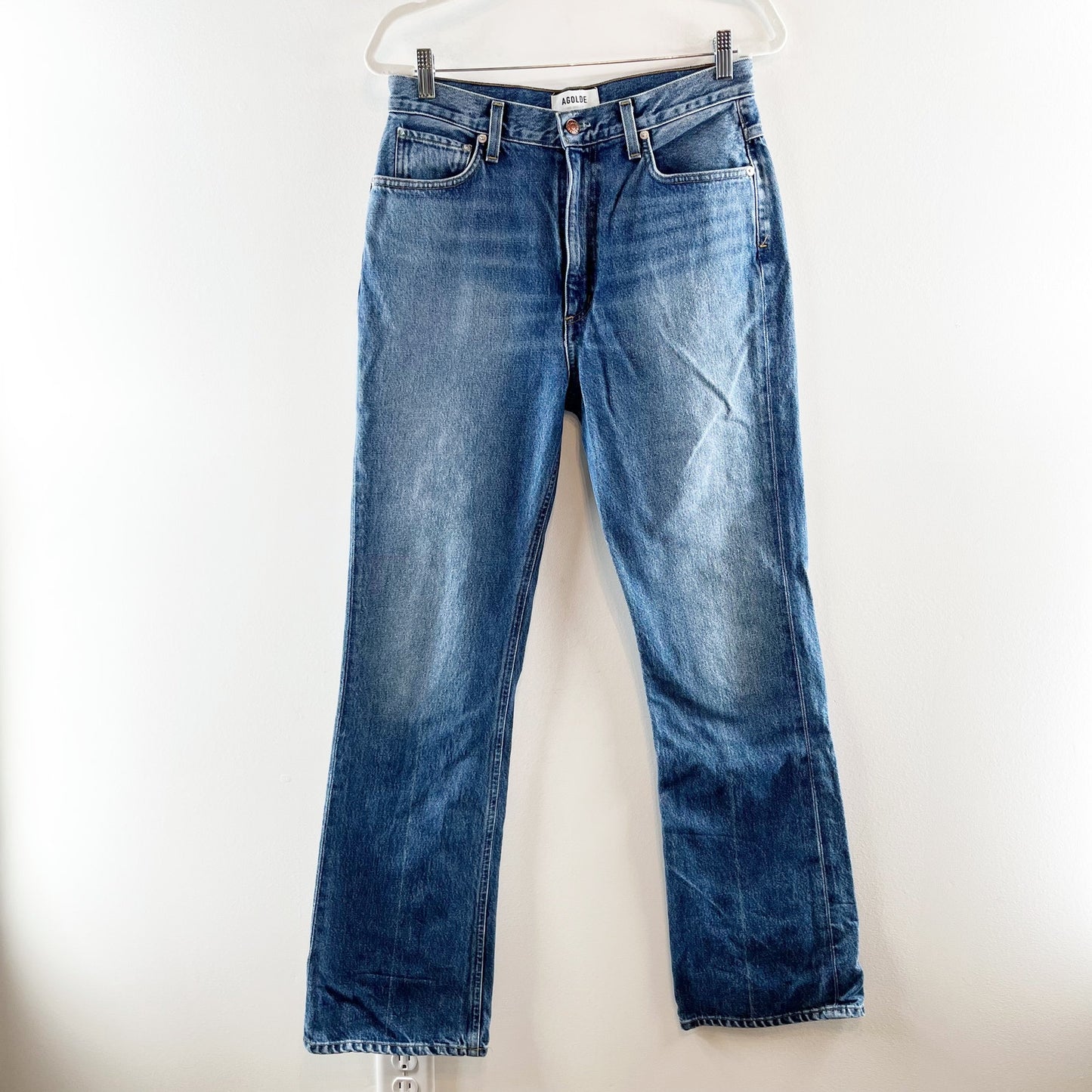 AGOLDE High Rise Cotton Vintage Flare Leg Jeans Blue 29 / 8