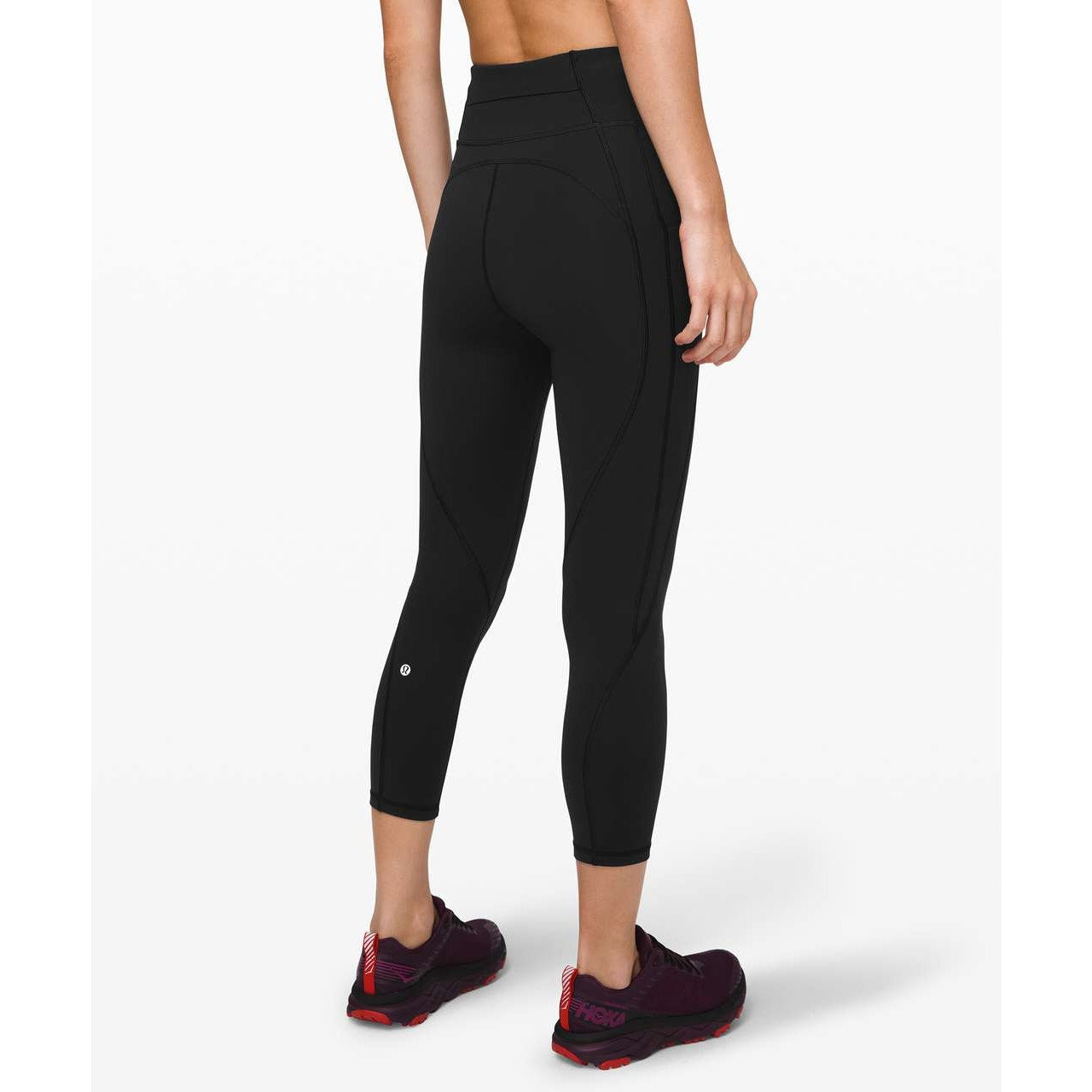 Lululemon Time To Sweat Crop High Rise Leggings Black 4