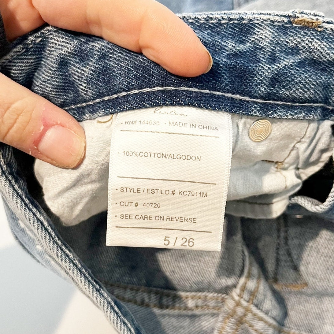 Kancan Sylvie Ultra High Rise 90's Boyfriend Jeans Blue 5 / 26