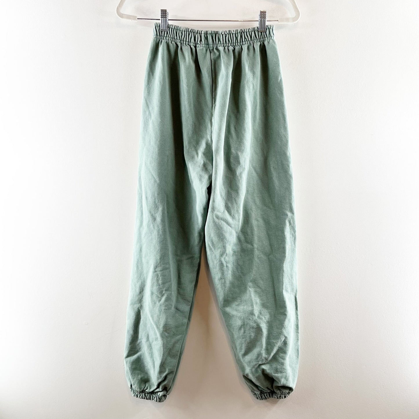 Boys Lie High Rise Good Bye Angel Jogger Sweatpants Green Medium