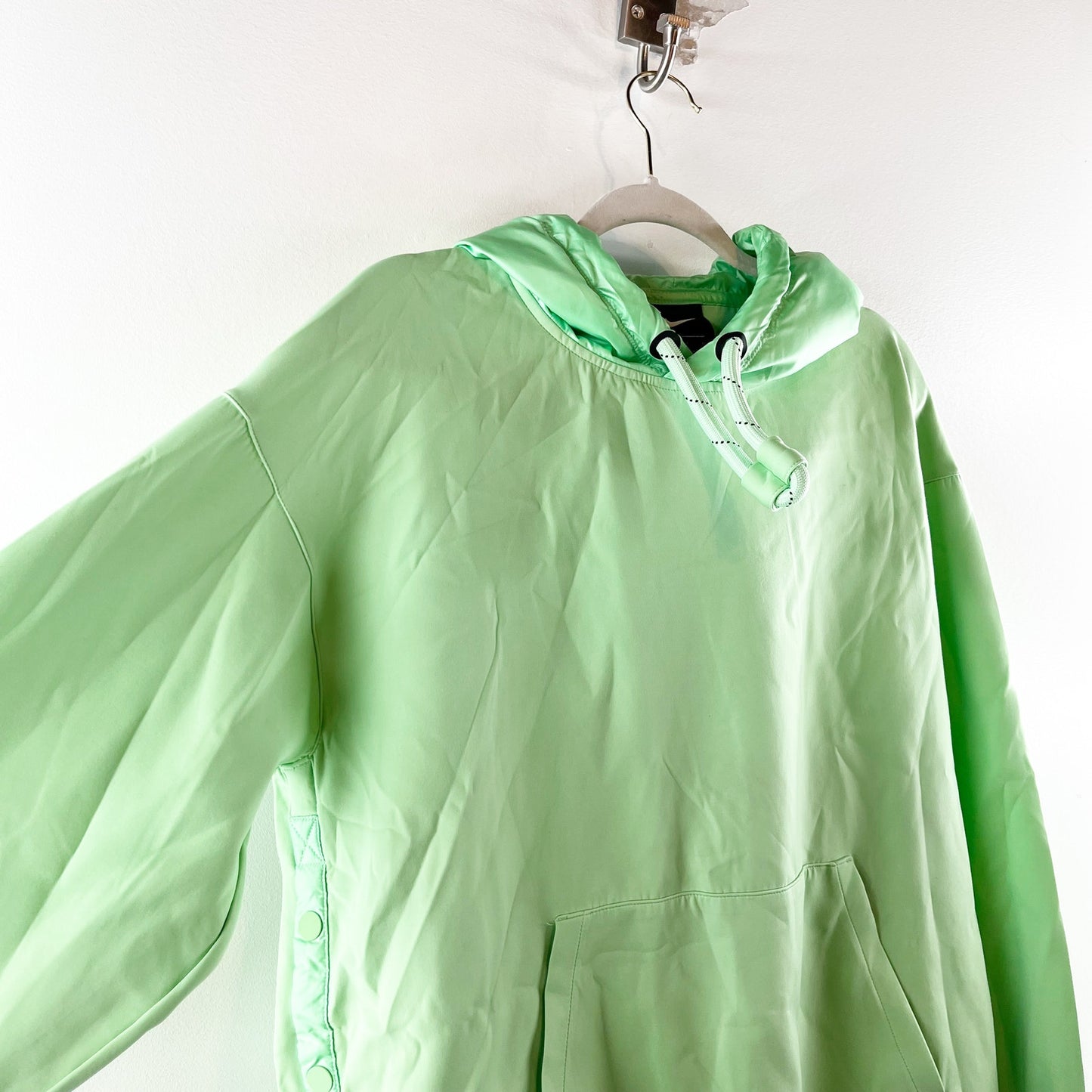 Nike Sportswear City Ready Long Sleeve Sweatshirt Pullover Hoodie Green Medium