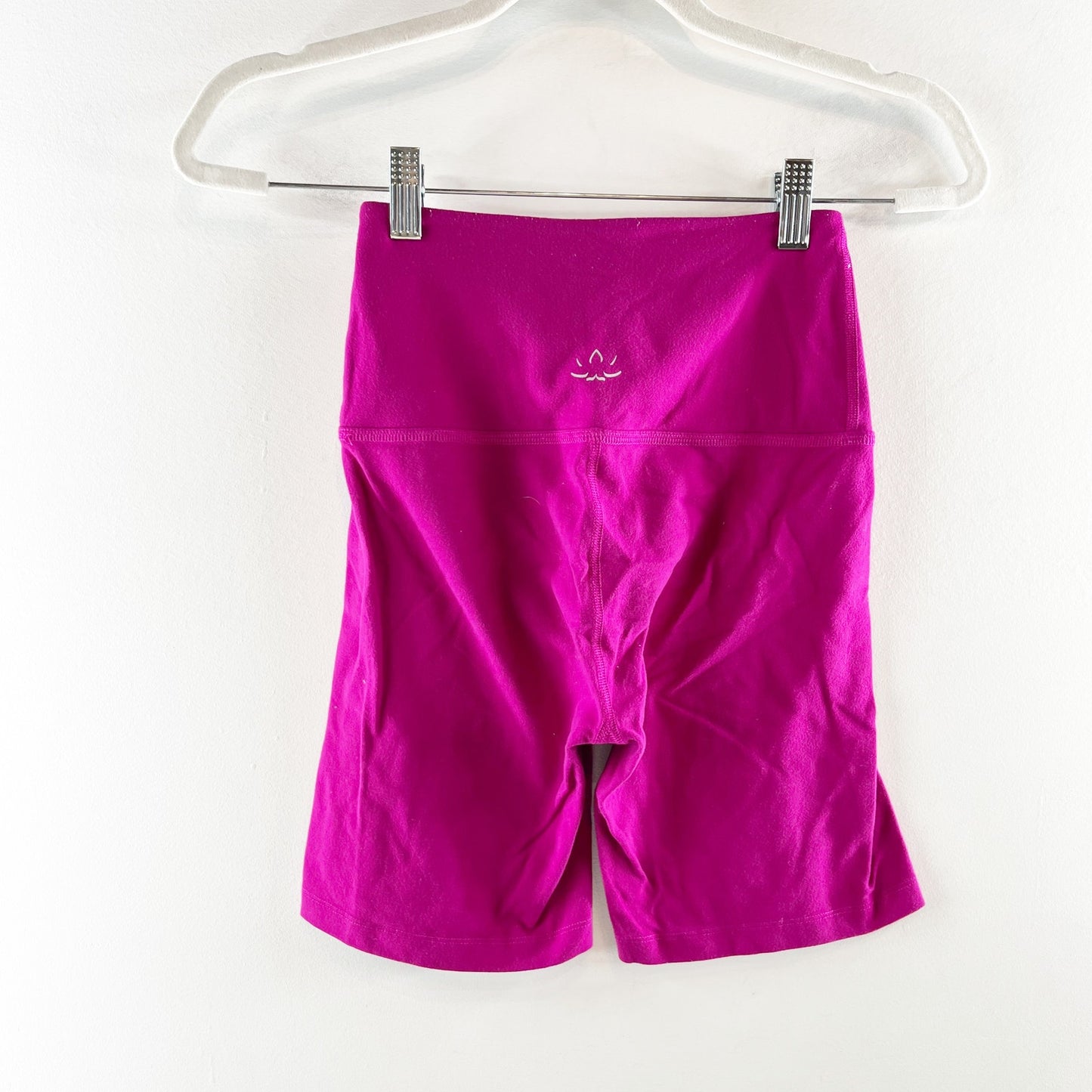 Beyond Yoga Spacedye High Waisted Biker Shorts Pink Glow Heather Small