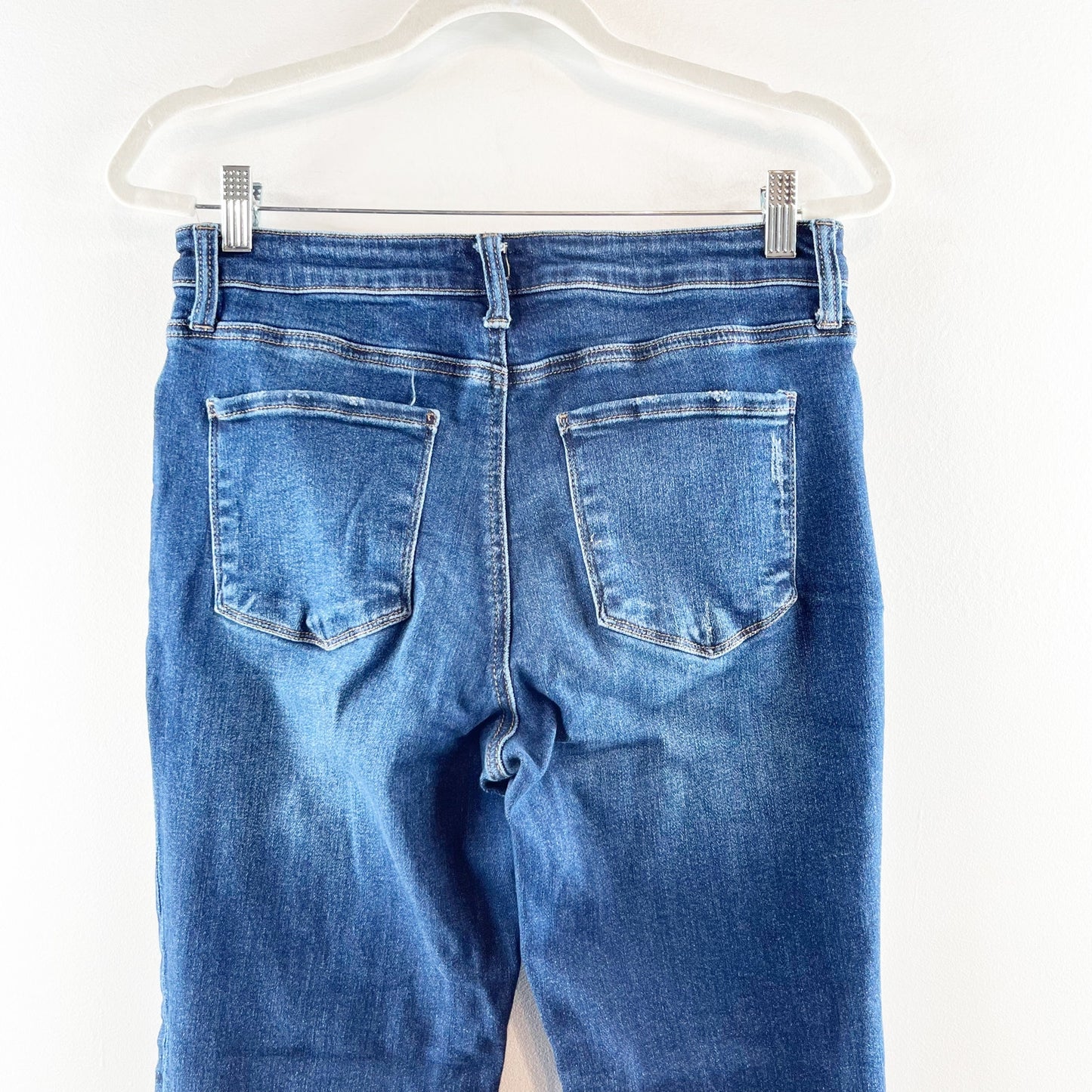 Kut From The Kloth High Rise Reese Ankle Ab Fab Straight Leg Jeans Blue 8