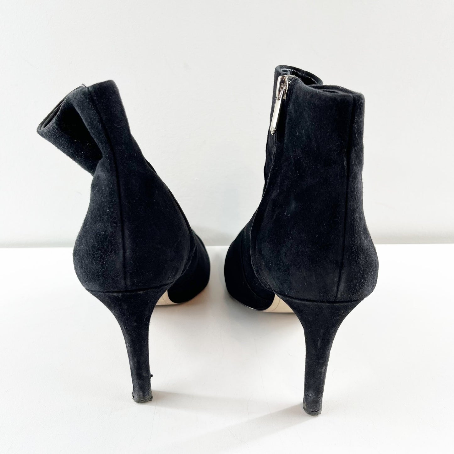 Sam Edelman Olette Pointed Toe Stiletto Ankle Boots Booties Black 10